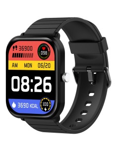 Celly TRAINERMATE2BK smartwatch e orologio sportivo 5,11 cm (2.01") Digitale 240 x 296 Pixel Touch screen Nero