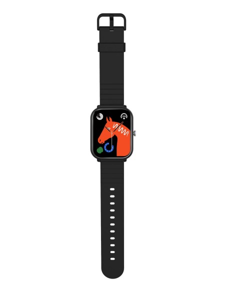Celly TRAINERMATE2BK smartwatch e orologio sportivo 5,11 cm (2.01") Digitale 240 x 296 Pixel Touch screen Nero