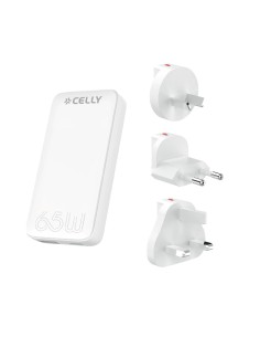 Celly TCTRAVELUNI65W carica batterie Caricatore per batteria USB