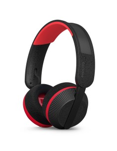 Philips 6000 series TAA6219BK 00 cuffia e auricolare Cuffie Wireless A Padiglione MUSICA Bluetooth Nero, Rosso