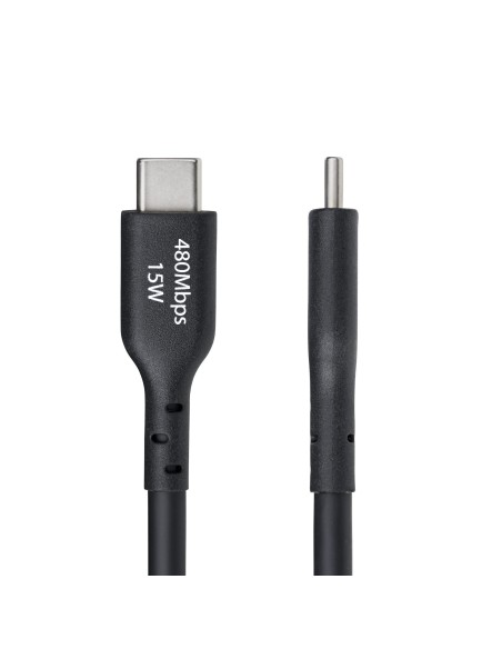 StarTech.com Cavo di Ricarica USB-A a USB-C da 4m - Cavetto di Carica Rapida USB-A a Type-C da 3A, Cavo per Trasferimento Dati