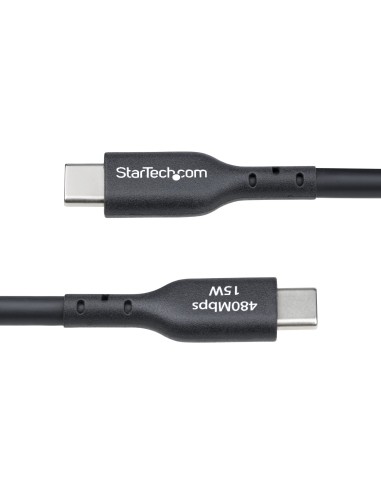 StarTech.com Cavo di Ricarica USB-A a USB-C da 4m - Cavetto di Carica Rapida USB-A a Type-C da 3A, Cavo per Trasferimento Dati