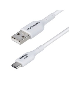 StarTech.com Cavo di Ricarica USB-A a USB-C da 2m - Cavetto di Carica Rapida USB-A a Type-C da 3A, Cavo Dati USB 2.0 rivestito