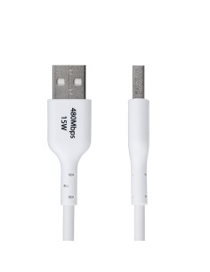 StarTech.com Cavo di Ricarica USB-A a USB-C da 2m - Cavetto di Carica Rapida USB-A a Type-C da 3A, Cavo Dati USB 2.0 rivestito 2