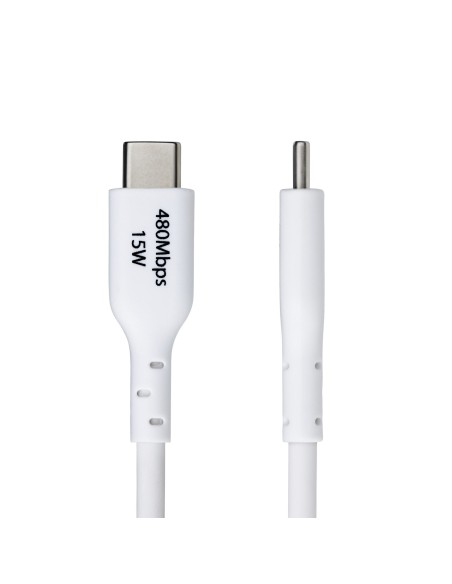 StarTech.com Cavo di Ricarica USB-A a USB-C da 2m - Cavetto di Carica Rapida USB-A a Type-C da 3A, Cavo Dati USB 2.0 rivestito