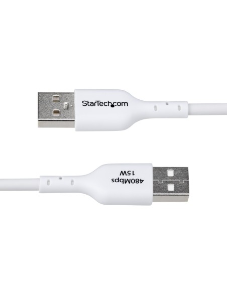 StarTech.com Cavo di Ricarica USB-A a USB-C da 2m - Cavetto di Carica Rapida USB-A a Type-C da 3A, Cavo Dati USB 2.0 rivestito