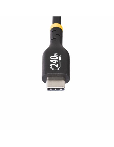 StarTech.com Cavo di Ricarica USB-C da 2m, cavo USB-C certificato USB-IF, 240W PD EPR, cavo trasferimento dati USB 2.0 Tipo-C