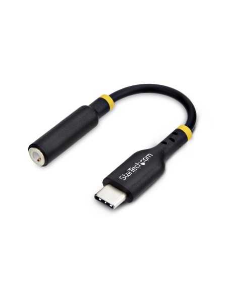 StarTech.com Adattatore Audio da USB-C a Jack 3,5 mm - Dongle USB Type-C a Jack TRRS per Cuffie e Auricolari, DAC Hi-Fi a 32