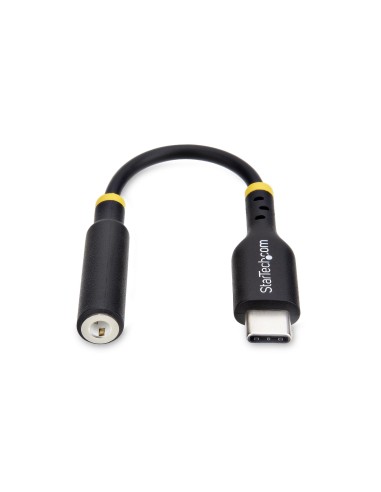 StarTech.com Adattatore Audio da USB-C a Jack 3,5 mm - Dongle USB Type-C a Jack TRRS per Cuffie e Auricolari, DAC Hi-Fi a 32