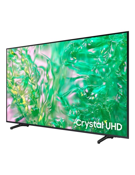 Samsung TV Crystal UHD 4K 55” UE55DU8070UXZT Smart TV Wi-Fi Black 2024, Processore Crystal 4K, 4K Upscaling, AirSlim Design,