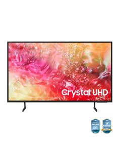 Samsung TV Crystal UHD 4K 50” UE50DU7170UXZT Smart TV Wi-Fi Black 2024, Processore Crystal 4K, 4K Upscaling, Slim Look Design, 2