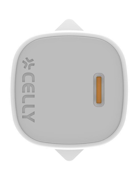 Celly UPTC1USBC25WCTC Caricabatterie per dispositivi mobili Smartphone, Tablet, Telefono Bianco USB Interno