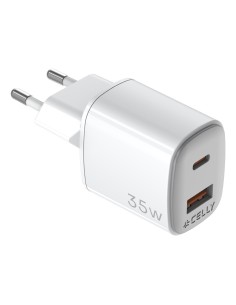 Celly UPTC1USB1USBC35 Caricabatterie per dispositivi mobili Universale Bianco AC Ricarica rapida Interno