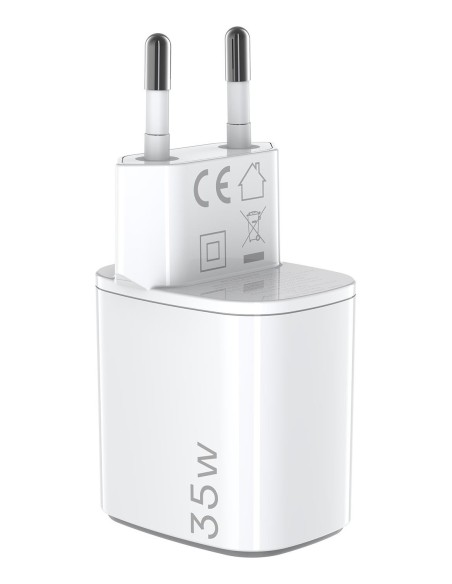 Celly UPTC1USB1USBC35 Caricabatterie per dispositivi mobili Universale Bianco AC Ricarica rapida Interno