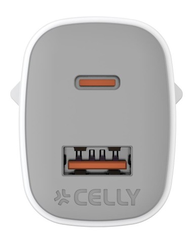 Celly UPTC1USB1USBC35 Caricabatterie per dispositivi mobili Universale Bianco AC Ricarica rapida Interno