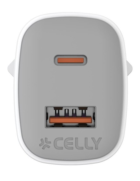 Celly UPTC1USB1USBC35 Caricabatterie per dispositivi mobili Universale Bianco AC Ricarica rapida Interno