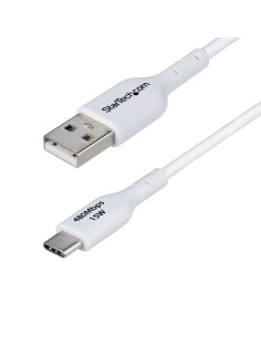 StarTech.com Cavo di ricarica da USB-A a USB-C da 1 m, carica e sincronizzazione, 3A, USB 2.0, rivestimento in TPE - Cavo di