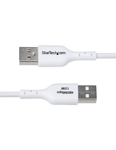 StarTech.com Cavo di ricarica da USB-A a USB-C da 1 m, carica e sincronizzazione, 3A, USB 2.0, rivestimento in TPE - Cavo di