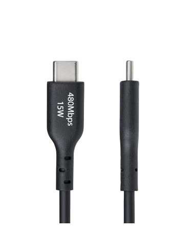 StarTech.com Cavo di Ricarica da USB-A a USB-C da 1m, carica e sincronizzazione, 3A, USB 2.0, rivestimento in TPE - Cavo di