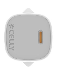 Celly UPTC1USBC20WCTL Caricabatterie per dispositivi mobili Fotocamera, Microfono, Smartphone, Orologio intelligente, Tablet, 2