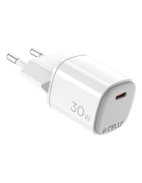 Celly UPTC1USBC30WWH Caricabatterie per dispositivi mobili Smartphone, Tablet, Telefono Bianco USB Interno Celly UPTC1USBC30WWH Caricabatterie per dispositivi mobili Smartphone, Tablet, Telefono Bianco USB Interno