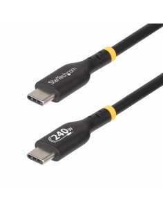 StarTech.com Cavo di Ricarica USB-C da 1m, cavo USB-C certificato USB-IF, 240W PD EPR, cavo trasferimento dati USB 2.0 Tipo-C