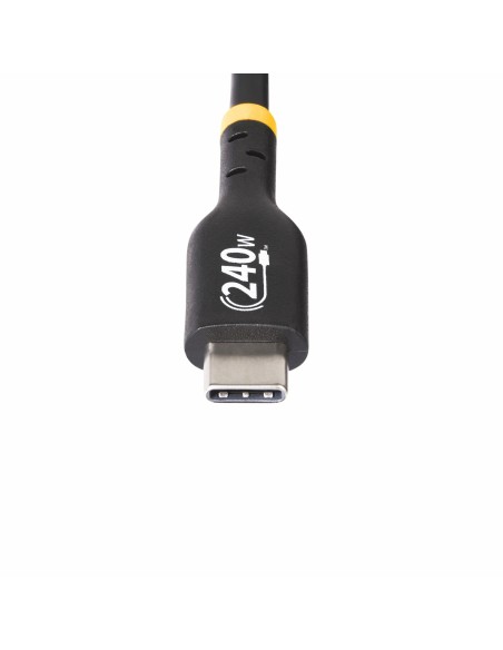 StarTech.com Cavo di Ricarica USB-C da 1m, cavo USB-C certificato USB-IF, 240W PD EPR, cavo trasferimento dati USB 2.0 Tipo-C