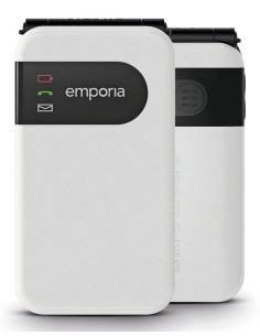 Emporia SIMPLICITYglam.4G 7,11 cm (2.8") Bianco Telefono per anziani