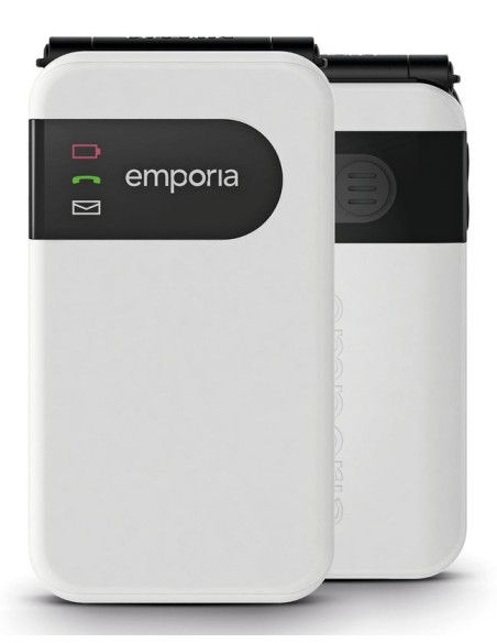 Emporia SIMPLICITYglam.4G 7,11 cm (2.8") Bianco Telefono per anziani