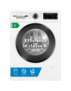 Bosch Serie 6 WGG254Z0IT lavatrice Caricamento frontale 10 kg 1400 Giri min Nero, Bianco