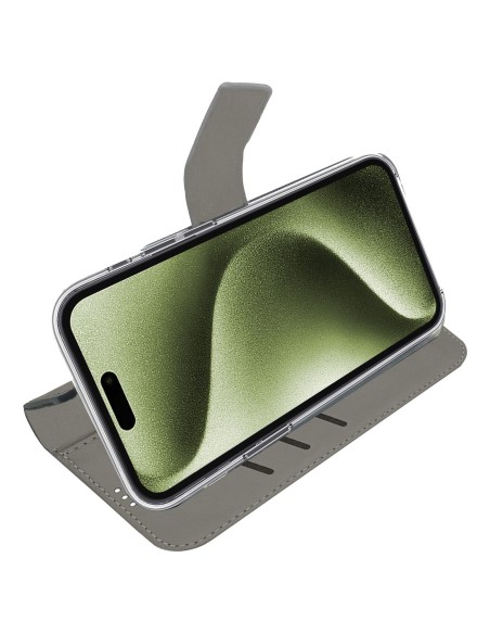 Celly WALLY1078 custodia per cellulare 15,5 cm (6.1") Custodia a borsellino Nero