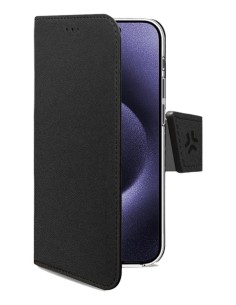 Celly WALLY1081 custodia per cellulare 17,5 cm (6.9") Custodia a borsellino Nero