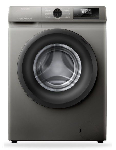 Hisense WF1Q8041BT lavatrice Caricamento frontale 8 kg 1400 Giri min Grigio