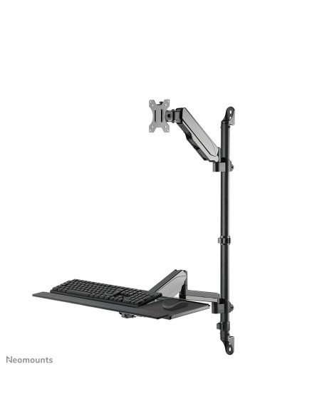 Neomounts WL90-325BL1 Postazione di lavoro in piedi a parete 17-32" - molla a gas