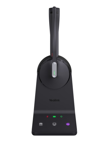 Yealink WH64 Dual Teams Auricolare Wireless A Padiglione Ufficio USB tipo-C Bluetooth Nero