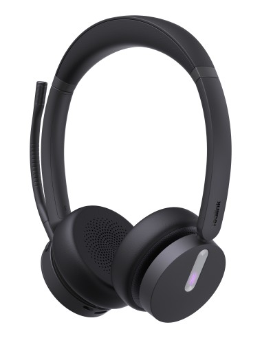 Yealink WH64 Dual Teams Auricolare Wireless A Padiglione Ufficio USB tipo-C Bluetooth Nero
