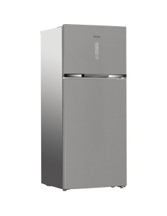Whirlpool WHD2 6552 X4E Frigorifero doppia porta a libera installazione, Dual no frost, 78cm, Classe E, Pearl Inox, 37 dbA, h