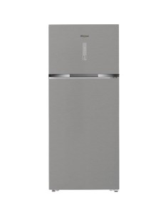 Whirlpool WHD2 6552 X4E Frigorifero doppia porta a libera installazione, Dual no frost, 78cm, Classe E, Pearl Inox, 37 dbA, h 2