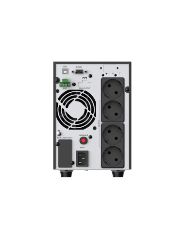 Conceptronic ZEUS52ES2K gruppo di continuità (UPS) Doppia conversione (online) 2 kVA 1800 W 4 presa(e) AC