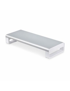 StarTech.com Supporto per monitor ergonomico, fino a 15 kg, altezza fissa 9 cm, rialzo per monitor da tavolo portatile,
