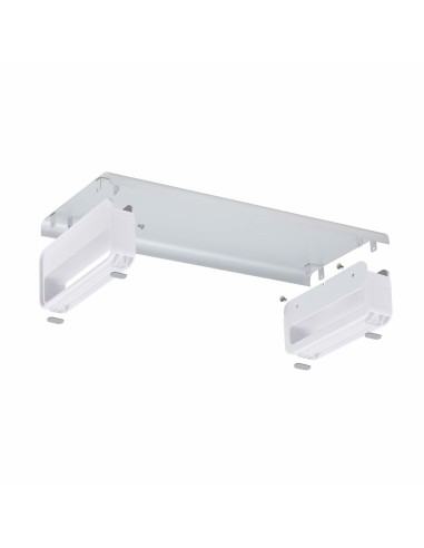 StarTech.com Supporto per monitor ergonomico, fino a 15 kg, altezza fissa 9 cm, rialzo per monitor da tavolo portatile,