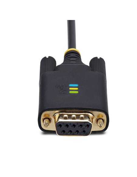 StarTech.com 1P10FFCN-USB-SERIAL cavo seriale Nero 3 m USB tipo A DB-9