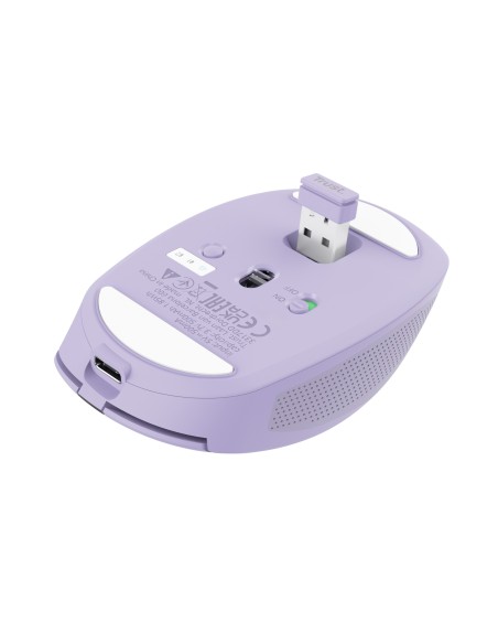 Trust Ozaa mouse Ufficio Mano destra RF senza fili + Bluetooth Ottico 3200 DPI