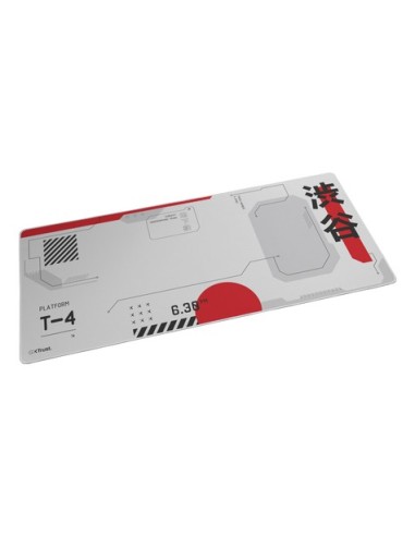 Trust GXT 759 XXL Tappetino per mouse per gioco da computer Nero, Grigio, Rosso, Bianco