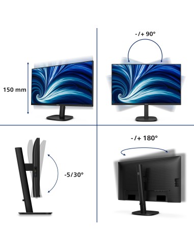 Philips 27B2N3500J 00 Monitor PC 68,6 cm (27") 2560 x 1440 Pixel 2K LCD Nero