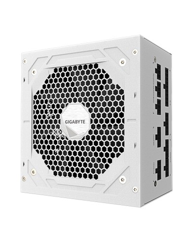 GIGABYTE UD850GM PG5W Alimentatore - PCIe 5.0, 80 PLUS Gold, Design completamente modulare, Ventola da 120 mm, Compatibile con
