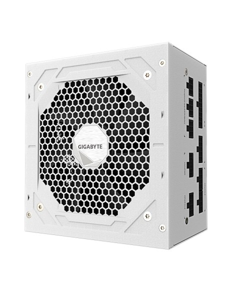 GIGABYTE UD850GM PG5W Alimentatore - PCIe 5.0, 80 PLUS Gold, Design completamente modulare, Ventola da 120 mm, Compatibile con