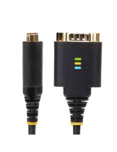StarTech.com Cavo da USB a seriale a 2 porte da 60 cm, Viti dadi DB9 intercambiabili, ritenzione COM, USB-A a DB9 RS232, FTDI, 2