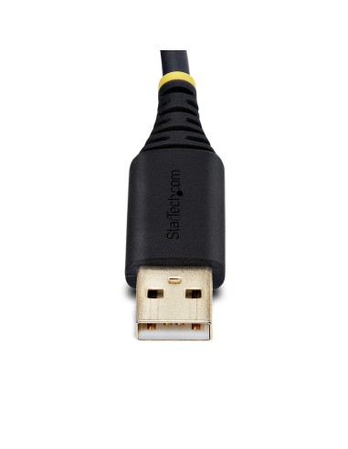 StarTech.com Cavo da USB a seriale a 2 porte da 60 cm, Viti dadi DB9 intercambiabili, ritenzione COM, USB-A a DB9 RS232, FTDI,