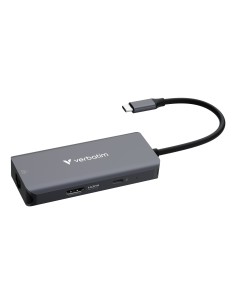 Verbatim 32157 hub di interfaccia USB 3.2 Gen 1 (3.1 Gen 1) Type-C 5000 Mbit s Grigio